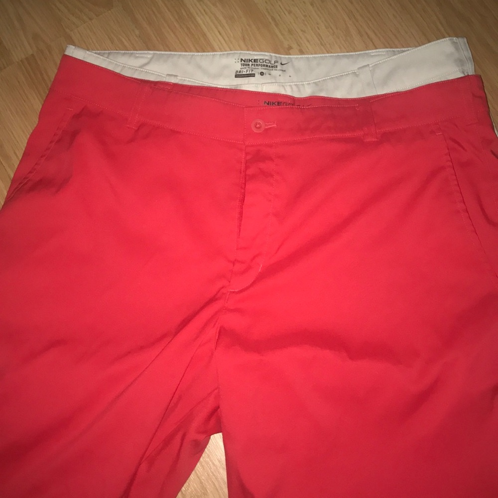 2for1 Nike Golf Shorts Red+Khaki Size (34)